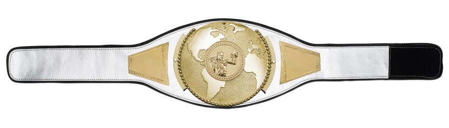 WOMEN'S BOXING CHAMPIONSHIP BELT PROGLOBE/G/FEMBOXG - AVAILABLE IN 6+ COLOURS